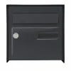 Boîte aux lettres simple face Decayeux Probat gris RAL 7016