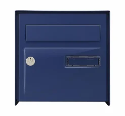 Boîte aux lettres simple face Decayeux Probat bleu RAL 5003