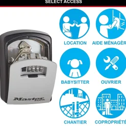 Boîte à clé sécurisée Master Lock Select Access à combinaison programmable