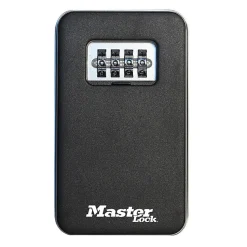 Boîte à clés, montage mural, à capot, taille moyenne, utilisation en extérieur, kit d'installation