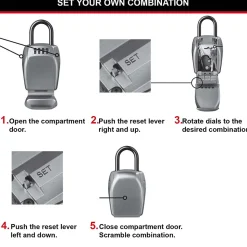 Boîte à clés sécurisée à anse Master Lock Select Access