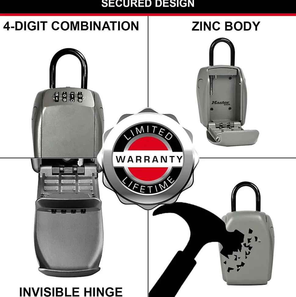 Boîte à clés sécurisée à anse Master Lock Select Access