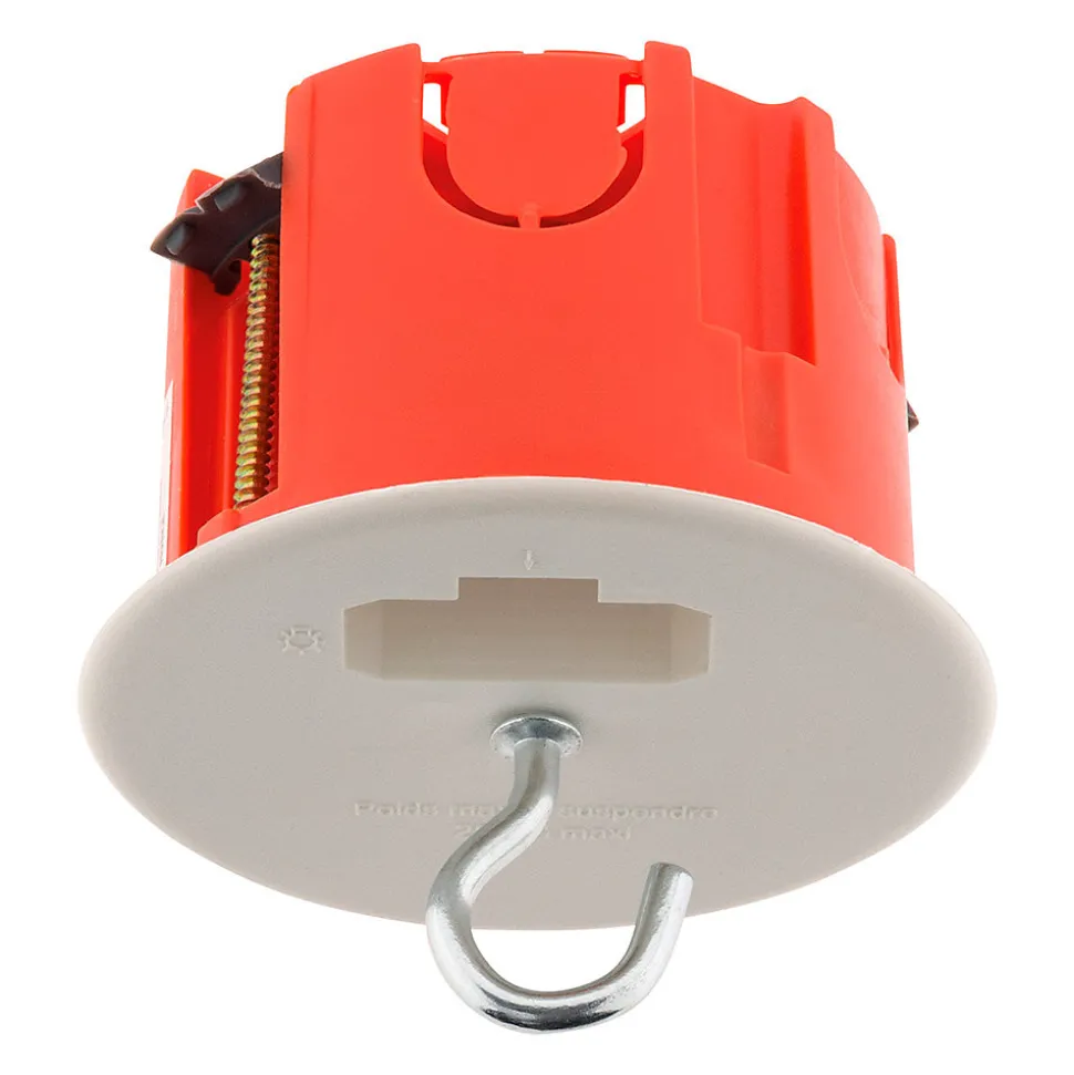Boîte DCL point de centre murs diamètre 65mm Zenitech