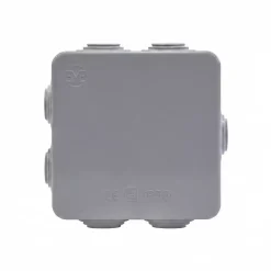 Boîte de dérivation extérieure avec 7 passe-câbles et système de verrouillage Diall 80 x 80 x 40 mm