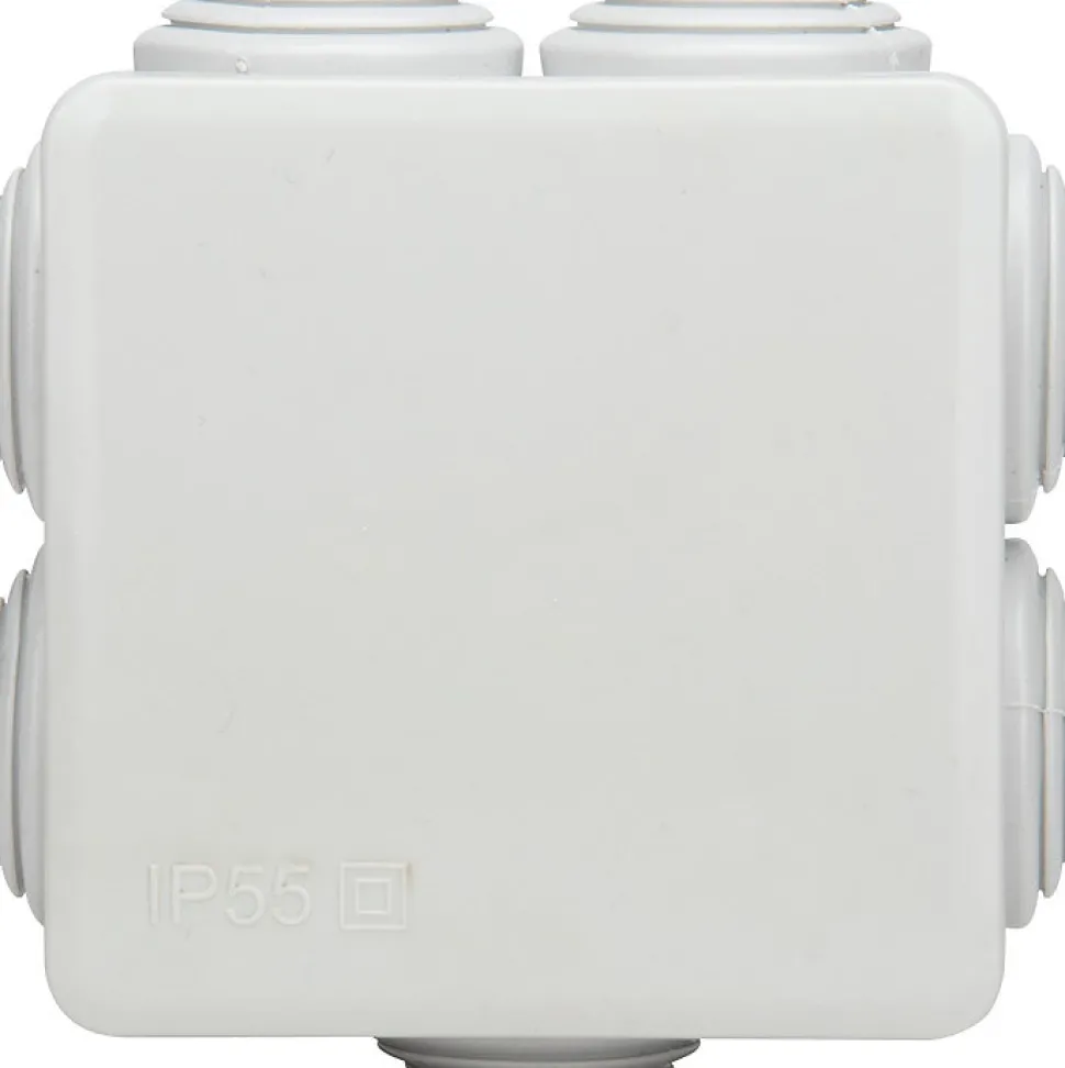 Boîte de dérivation IP55 60x60x40mm - Blanc - Zenitech