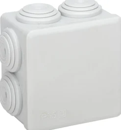 Boîte de dérivation IP55 60x60x40mm - Blanc - Zenitech