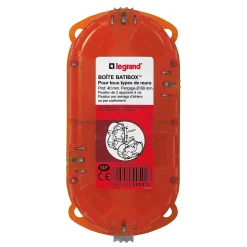 Boîte d'encastrement double multimatériaux Legrand P. 40 mm