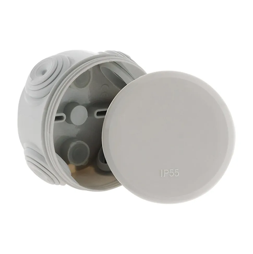 10 Boîte dérivation IP55 diamètre 70x35mm Zenitech