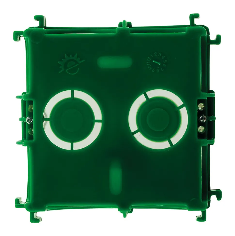 Boîte maçonnerie 75x75mm + vis - Zenitech