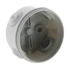 Boîte étanche diamètre 80x45mm IP55 - Gris - Zenitech