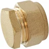 Bouchon bicône à bague laiton pour tube cuivre Ø16