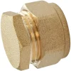 Bouchon bicône Somatherm for you en laiton à compression pour tube de cuivre Ø 18 mm