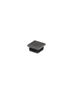 Bouchon carré 30X30 épaisseur tole du tube 1.2 A2.25 Polyethylène noir - 30 pièces