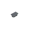 Bouchon rectangle pour tube 150X50 épaisseur tole du tube 2 à 4 nylon noir - 1 pièce