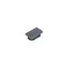 Bouchon rectangle pour tube 70X40 épaisseur tole du tube 1 à 2 nylon noir - 1 pièce