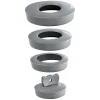 Bouchon universel gris pour évier, lavabo, bidet ou baignoire, Ø 36 mm à 58 mm
