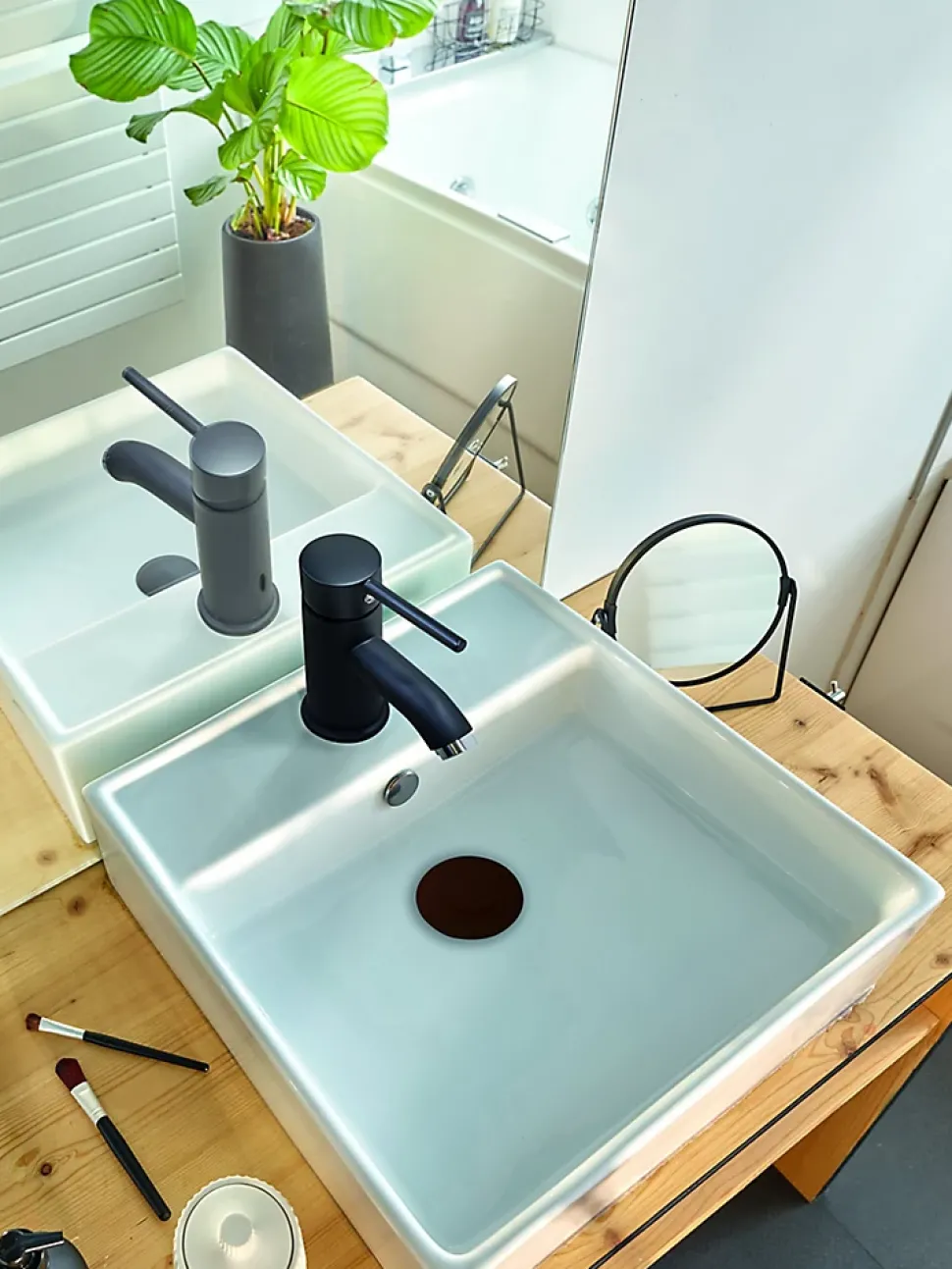 Bouchon universel Wirquin Uppy 2 en 1 ø110 mm blanc