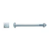25 Boulons Charpente Bois Tête Carrée 16 x 225 mm - NFE 27341 - Zingué blanc - D-Work