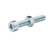 20 boulons tête cylindrique acier zingué 5 x 30 mm
