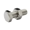 10 boulons tête héxagonale inox 8 x 25 mm