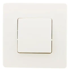 Bouton poussoir bornes auto - blanc - Venus - Zenitech