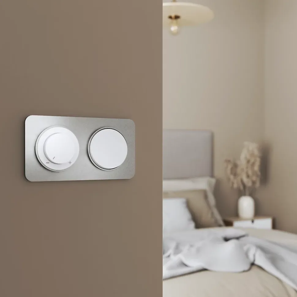 Bouton poussoir Jacobsen Espen blanc à composer