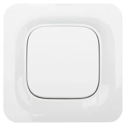 Bouton poussoir Jacobsen Kennet blanc complet