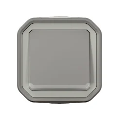 Bouton poussoir lumineux Legrand Plexo gris en saillie