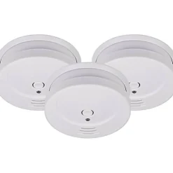 Brennenstuhl Détecteur de fumée DFX-618179 - lot de 3, alimentation 9V, capteur photoélectrique
