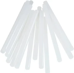 Bâtons de colle PVC & câbles 12 mm. Parfait pour les travaux de fixation et de réparation. Paquet de 14 bâtons longs.