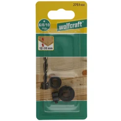 3 butées de profondeur Wolfcraft ø6/8/10 mm