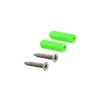 Butoir de porte cubique, corps inox, embout caoutchouc - THIRARD