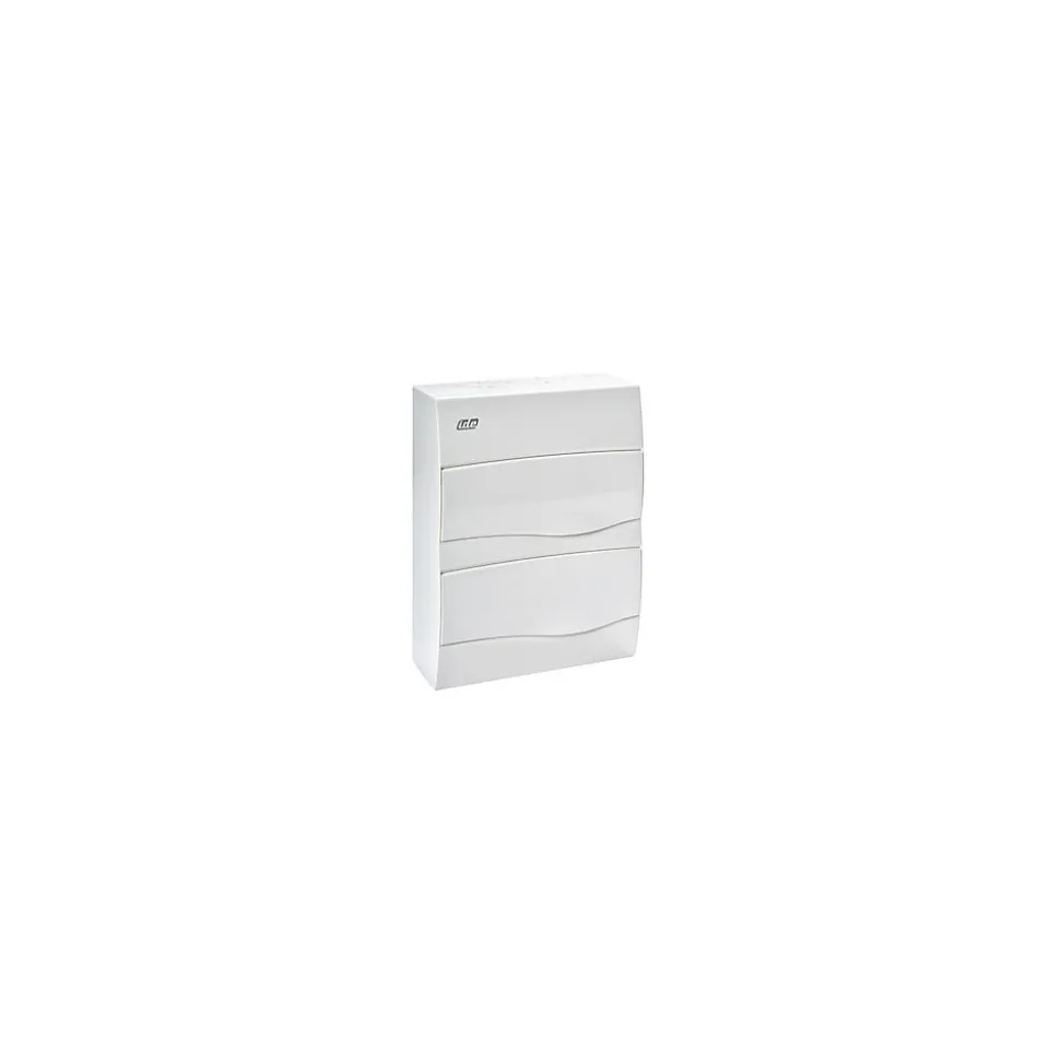 Bv24po Ide - Tableau De Distribution Résidentiel - 2 Rangées De 12 Modules - 353x264x99mm - Avec Rail Din