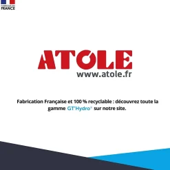 Cache nourrice plomberie ATOLE en acier Blanc - Largeur fixe - Taille 6 : 650 x 850 x 150 mm