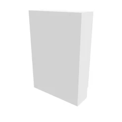 Cache nourrice plomberie ATOLE en acier Blanc - Largeur fixe - Taille 2 : 450 x 650 x 150 mm