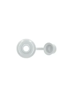 Cache Tirefond De 7 RAL9001 blanc creme - 100 pièces