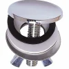 Cache-trou Wirquin en laiton chromé Ø 43 mm