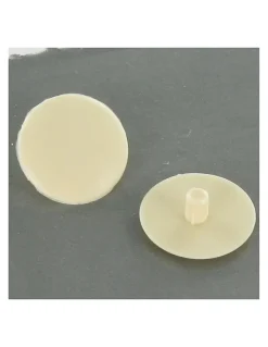Cache tête Plastique Diamètre de tête: 15 DT 3 Longueur 4.5 RAL1015 ivoire clair - 100 pièces