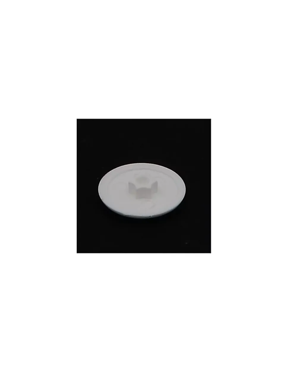Cache vis Tête fraisée TORX TORX T20 Diamètre de tête: 12 Nylon RAL9010 blanc pur - 1 pièce