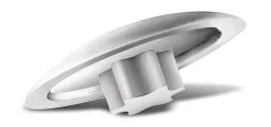 Cache-vis vis T20 blanc ø12 mm - 25 pièces