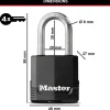 Cadenas Acier laminé Master Lock Excell 48 x 46