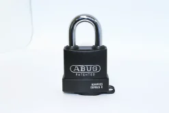 Cadenas à clé Abus 83WP/63 en acier Ø de l'anse 11,5 mm l.65 x H.112 mm