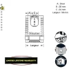 Cadenas Inox Master Lock Excell Marine 56 mm