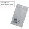 Cadre d'encastrement Noir Sablé RAL 2100 MS