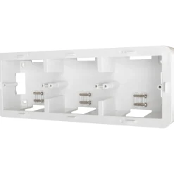 Cadre en saillie 3 postes Jacobsen Espen blanc