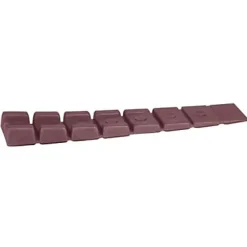 8 cales meuble plastique Diall Marron