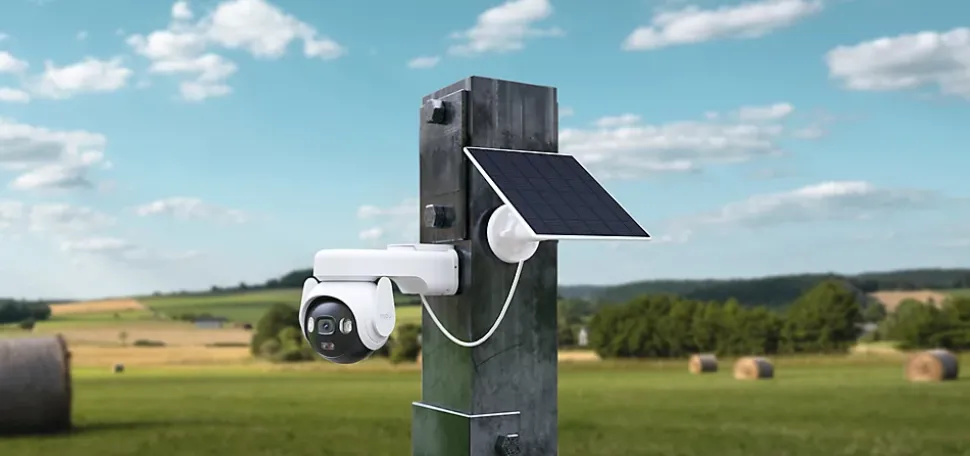 Caméra de surveillance extérieur 4G/WiFi sur batterie Imou blanc