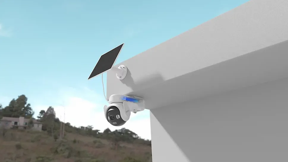 Caméra de surveillance extérieur 4G/WiFi sur batterie Imou blanc