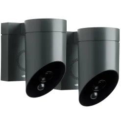 Caméra de surveillance extérieure Somfy 1870472, lot de 2