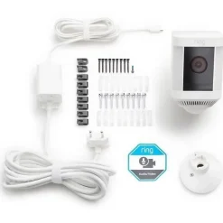 Caméra de surveillance - RING - Spotlight Cam Plus Batterie - HD 1080p - Vision nocturne couleur